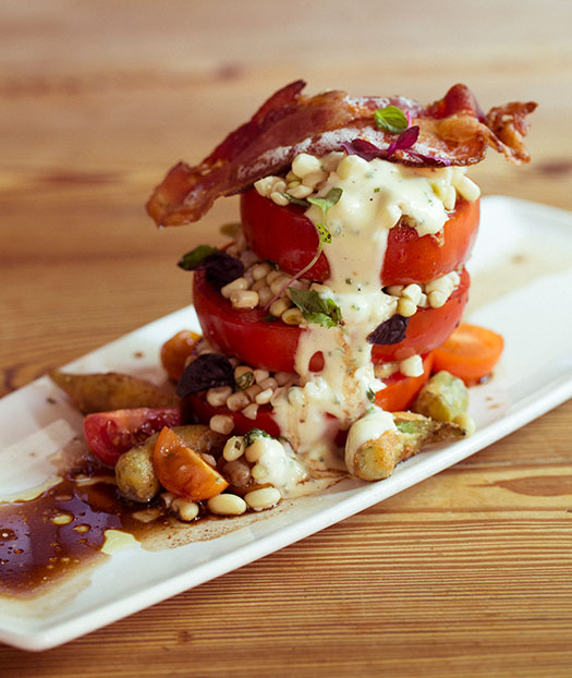 Hot and Hot Fish Club's Tomato Salad